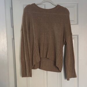 Madewell Brown Crew Neck Sweater